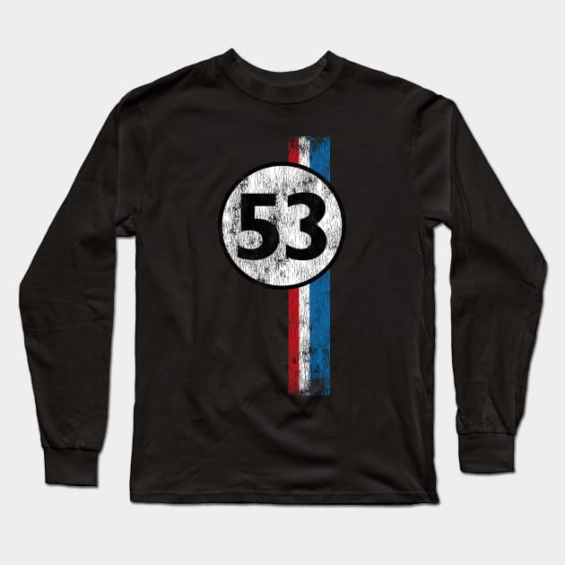 Vintage Herbie Livery Long Sleeve T-Shirt by AnimalatWork